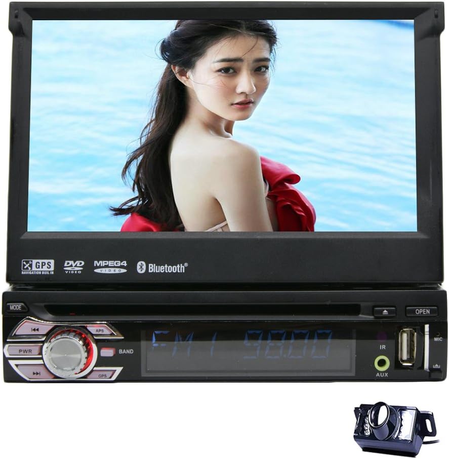 Amazon.co.jp 車載用DVDプレーヤー MP4 Aux Windows CE 6.0 12V 7'' 車載モニターカーオーディオ