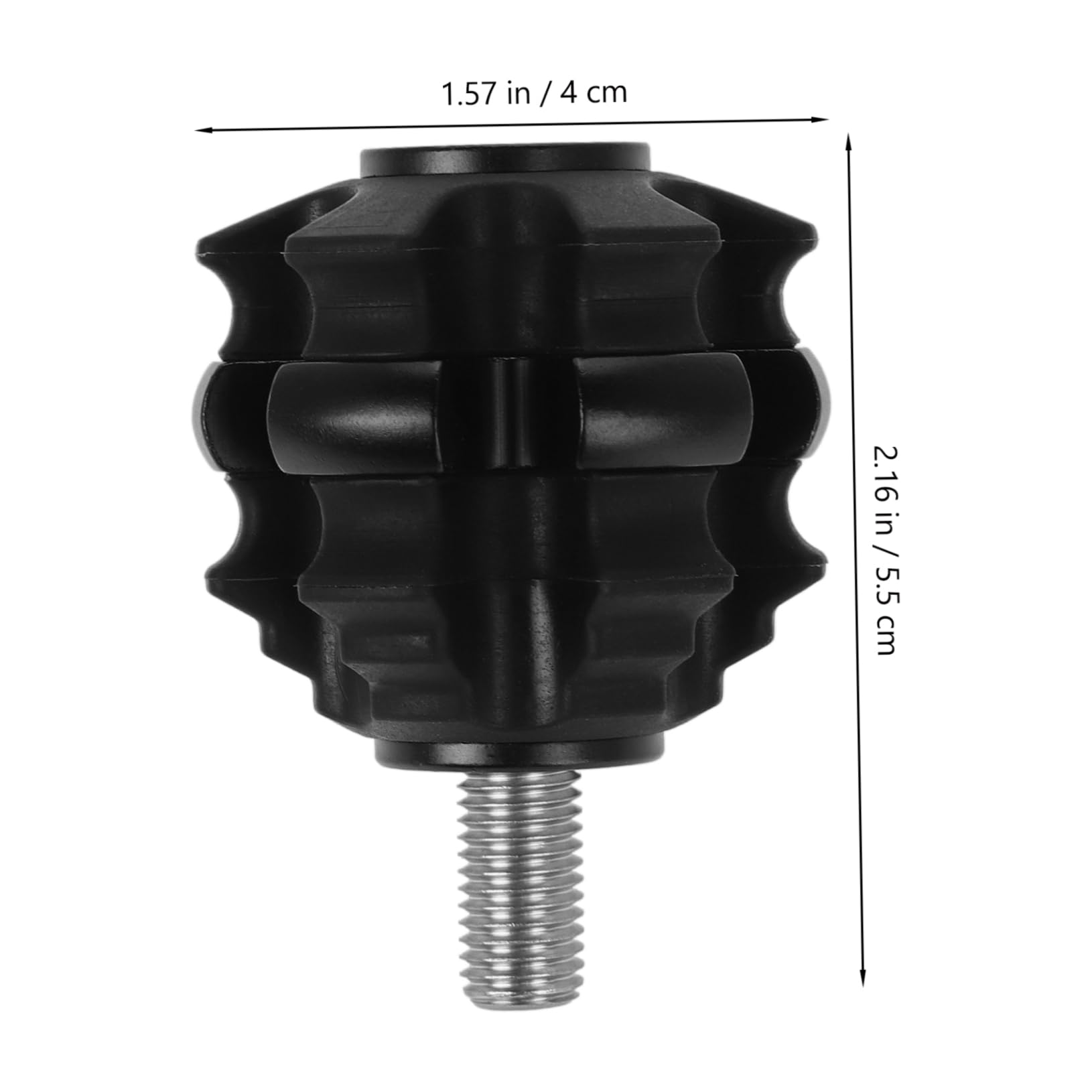 Hemobllo Ammortizzatore per Tiro con L'Arco Stabilitore Archi Schochery Stabilizzatore Antiurto di Prua Sfera di Sostituzione Stabilizzatore di Prua Raccordo di Prua Rosso Lega di Alluminio