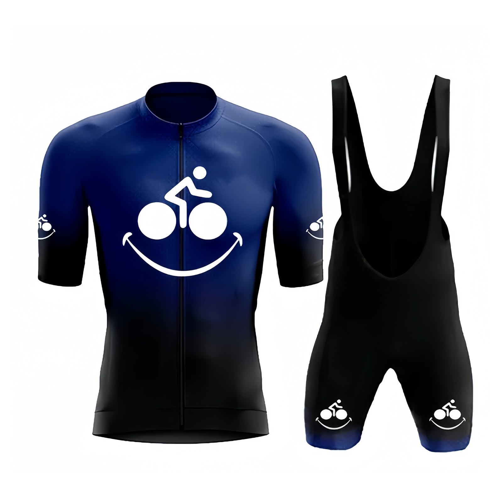 Vêtements velo été KAISUN ensemble cyclisme short bleu 3XL