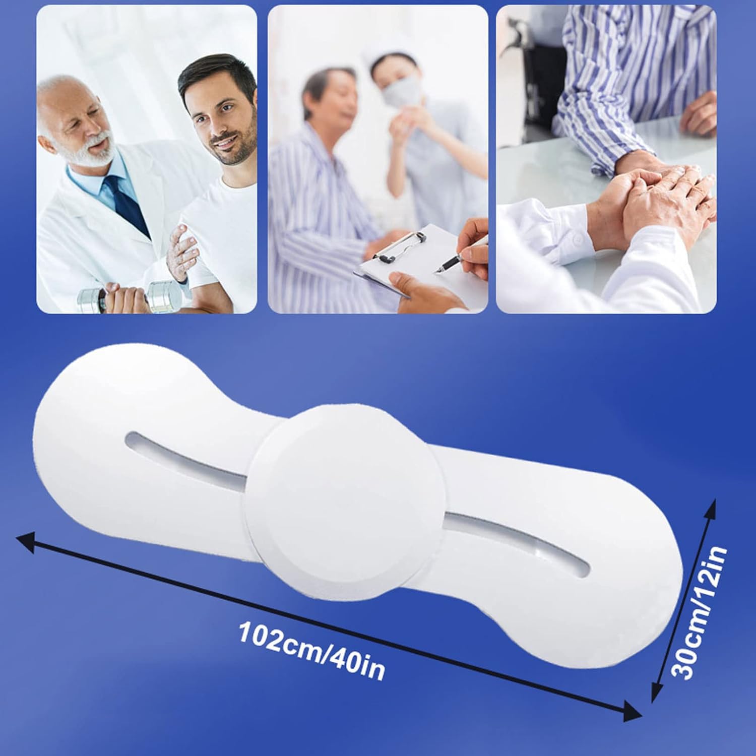 Planche de transfert coulissante pour personnes handicapées et personnes âgées, design incurvé pour un transfert facile du fauteuil roulant au lit, aux toilettes ou à la voiture – Favorise une