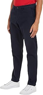 Tommy Hilfiger Chinos Uomo Harlem Gabardine Elasticizzati