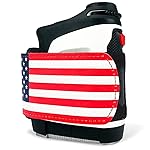 STICKIT Magnetic Rangefinder Strap, American Flag | Fits 50+ Models | Strong Magnet for Golf Cart & Club Attachment | Slim, Adjustable, and Secure Design | Rangefinder Not Included