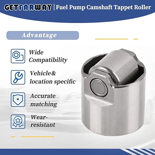 Miniatura 6 de Getfarway Rodillo de tappet para árbol de levas con bomba de combustible para Genesis G80G90 2017 para Hyundai 2009-2018 para Kia 2011-2018