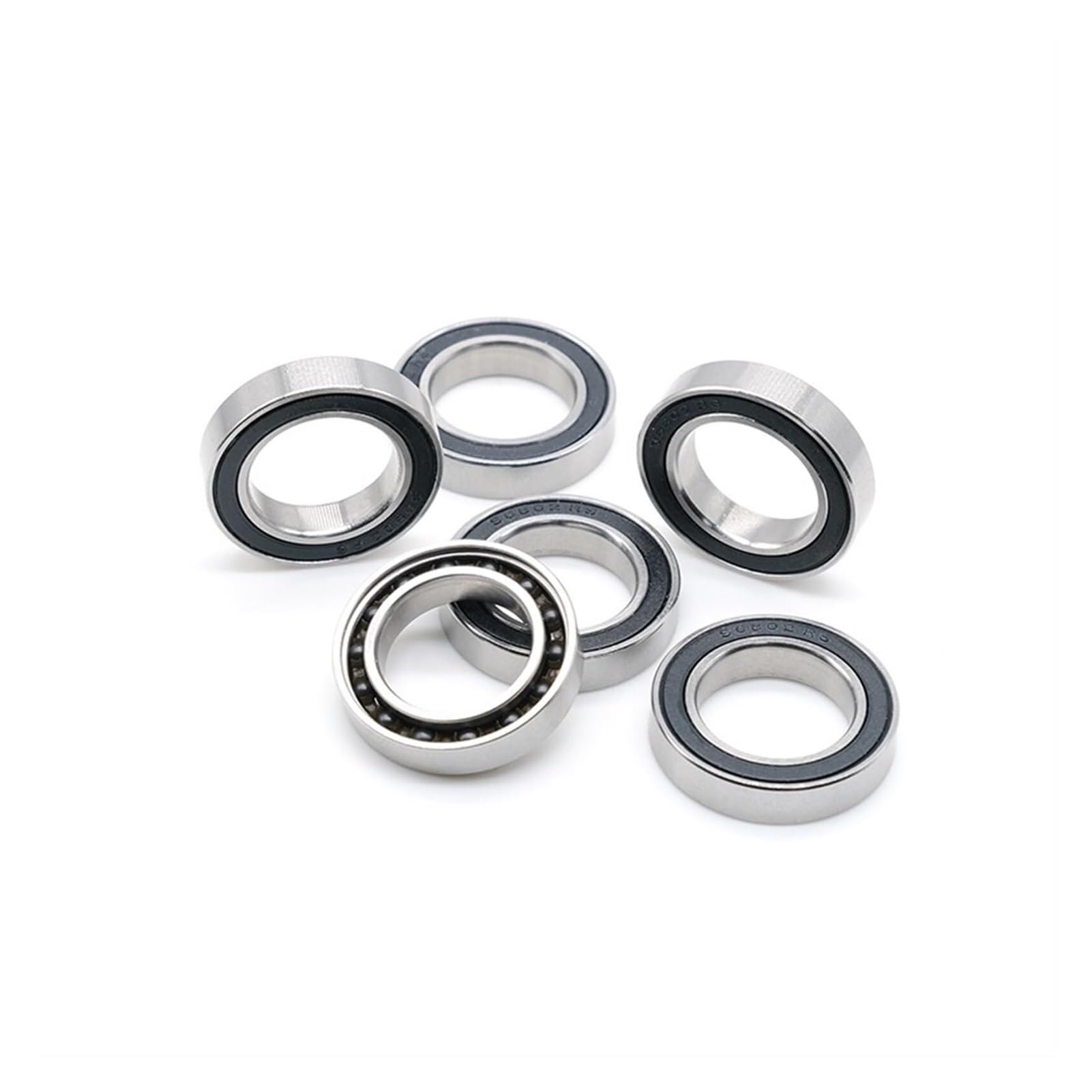 Bearings, 2PC 6808 Hybrid Ceramic Bearing 40x52x7 mm ABEC-7 Bicycle Bottom Brackets & Spares 6808RS Si3N4 Ball Bearings