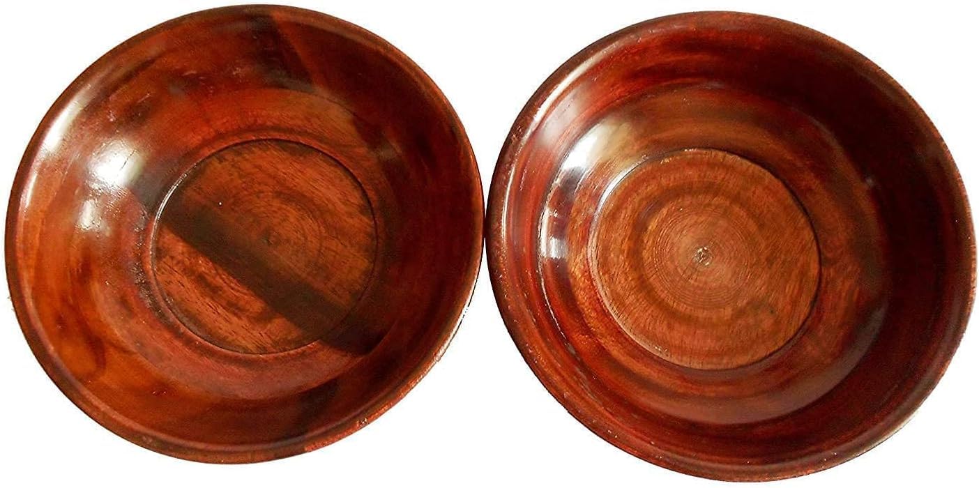 Bols en bois fait main 12,7 cm | Retrouvez le charme de la vaisselle d'antan