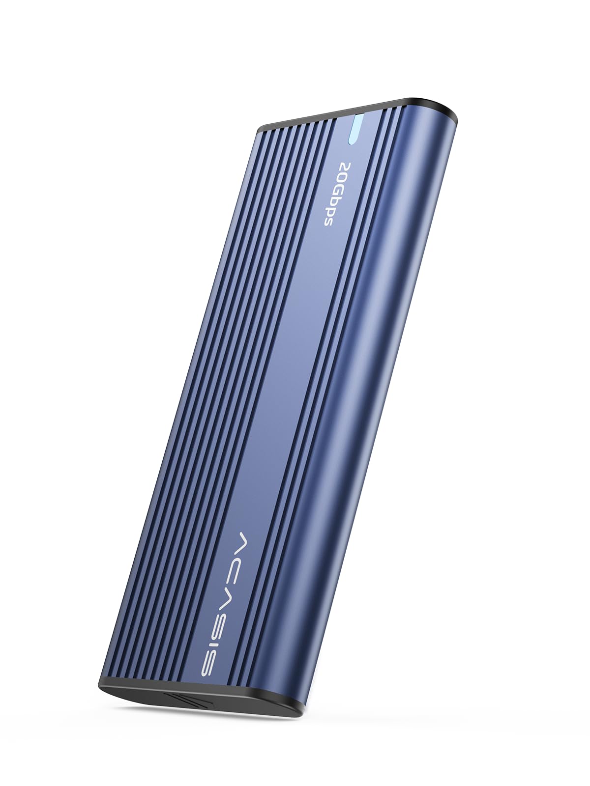 ACASIS 20Gbps NVME SATA SSD-Gehäuse USB C 3.2 Gen 2x2, Aluminium M.2 SSD-Gehäuse für NVMe SSD und SATA mit M-Key/ M+B Key in 2280/2242/2230/2260, Kompatibel mit Mac mini M4, HP 14pro, iPhone17 Promax