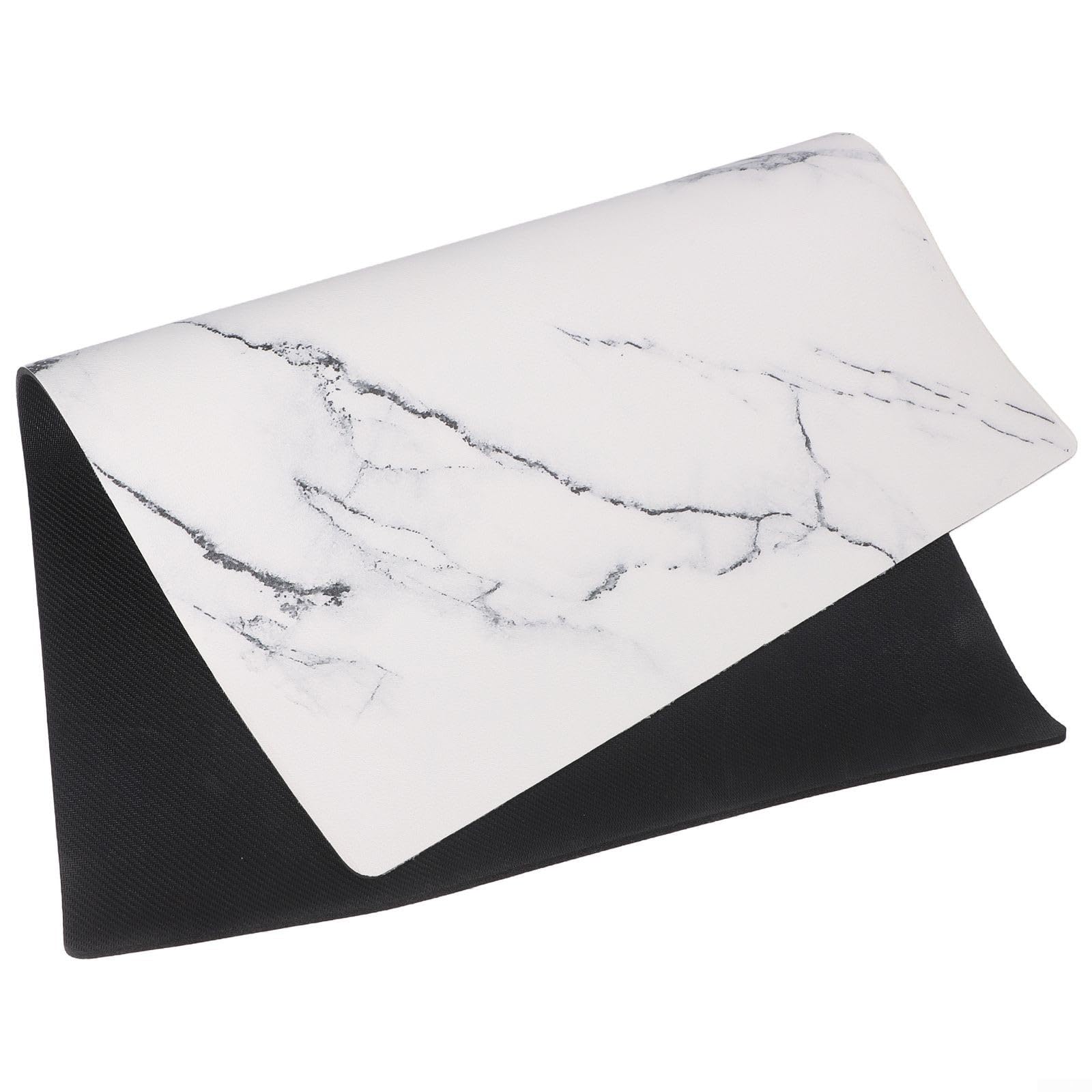 Alfombra de baño multiusos de piedra de diatomita de secado rápido antideslizante para cocinas y pasillos, 60 x 40 cm (blanco)