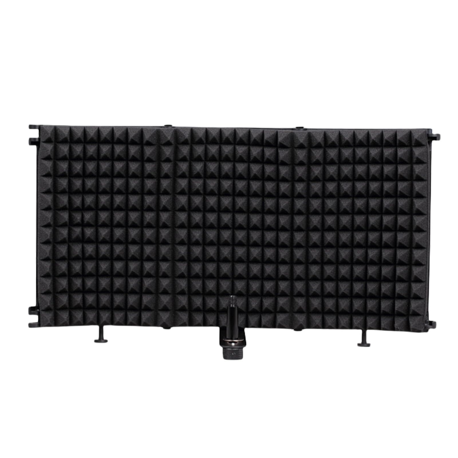 Reflector de espuma de aislamiento de micrófono ajustable de 3 paneles, espuma absorbente de alta densidad para uso en estudio, filtro de micrófonos ajustable