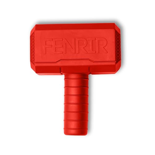 Fenrir Hammer - Juguete masticable para perros, juguete de enriquecimiento rellenable de goma fuerte…