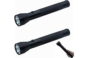 Heavy Duty 3 D-Cell LED Flashlights with High Lumens for Emergencies, Indoors...