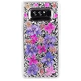 Case-Mate Note 8 Case - KARAT PETALS - Made With Real Flowers - Military Drop Protection - Slim Protective Design for Samsung Galaxy Note 8 - Purple Petals