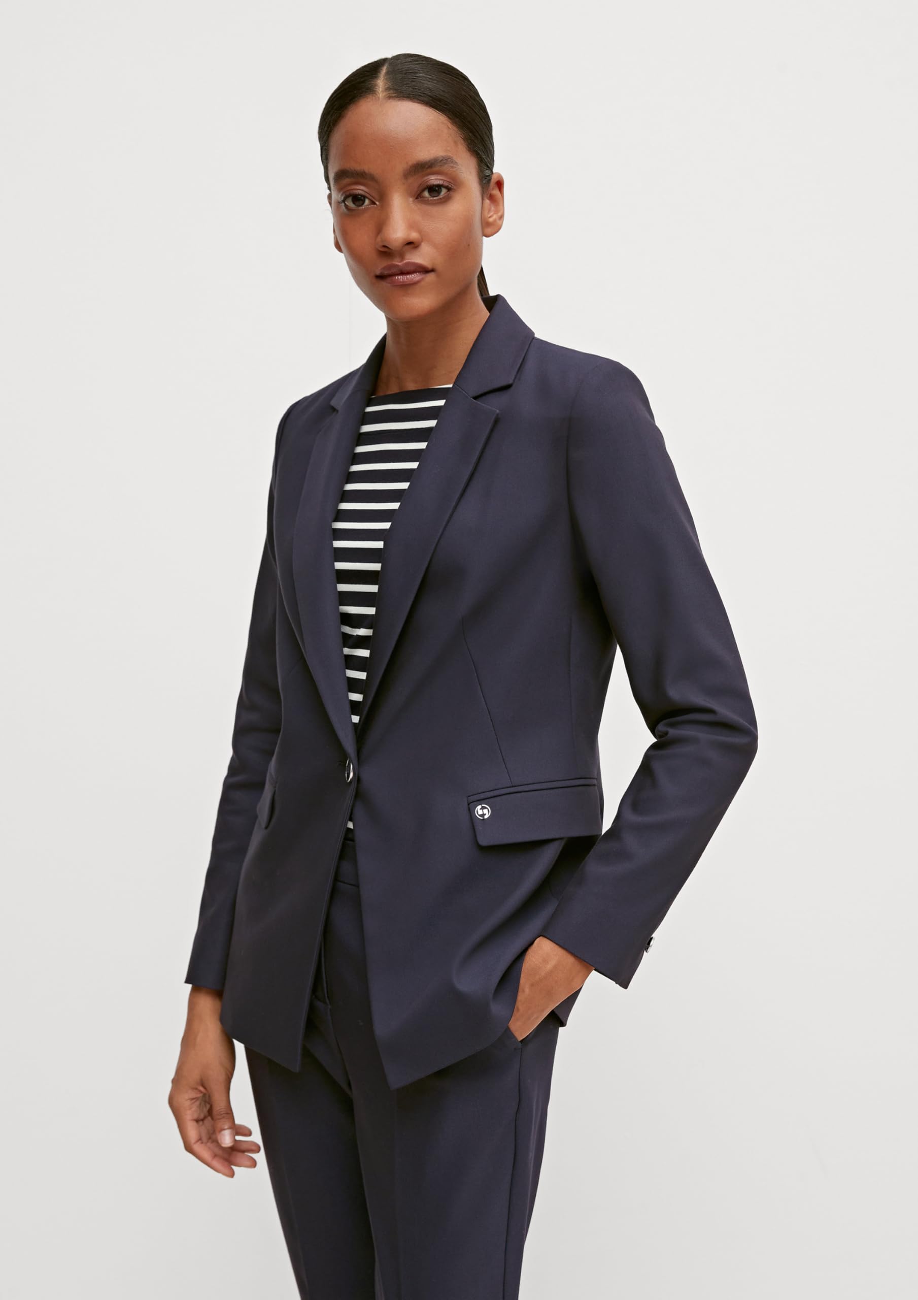 Comma Blezerek Kobiety Blazer Langarm Damen