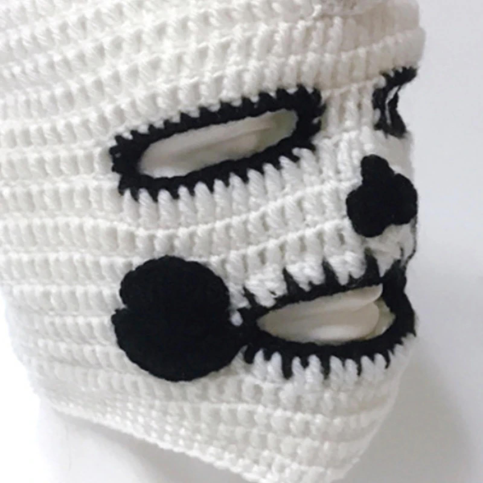 Strickmützen Hüte Mützen Caps Beanie Einfache Warme Totenkopf Strickmütze Handgemacht Warm