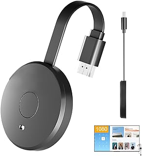 Adaptador de espelhamento de tela para TV - Adaptador de TV 2.4G/5G para o APP, Adaptador Airplay,Adaptador Airplay, espelhamento de tela - Smartphone para projetor HDTV para laptop, PC, Pinnkl