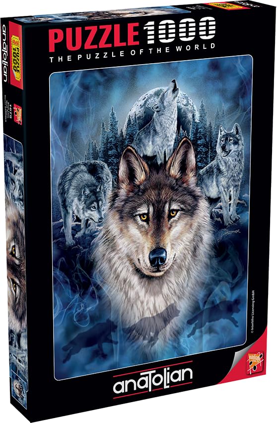 Amazon.com: Anatolian Puzzle - Wolf Team, 1000 Piece Jigsaw Puzzle