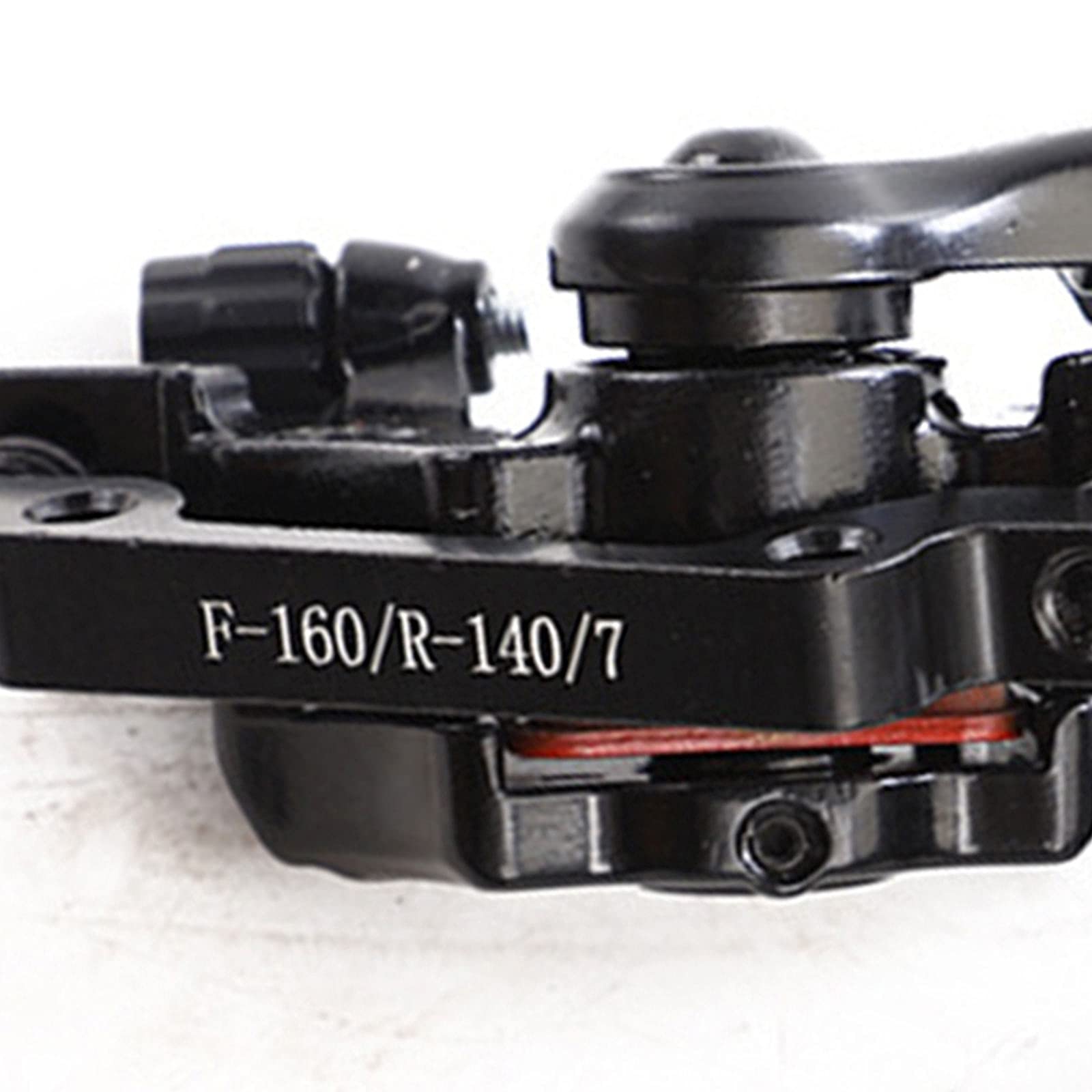 Generic Freni per Bicicletta, Pinza Freno a Disco Meccanico, MTB Ciclismo Bici Freno a Disco Meccanico Anteriore/Posteriore Pinza, F-160/R-140 F-180/R-160