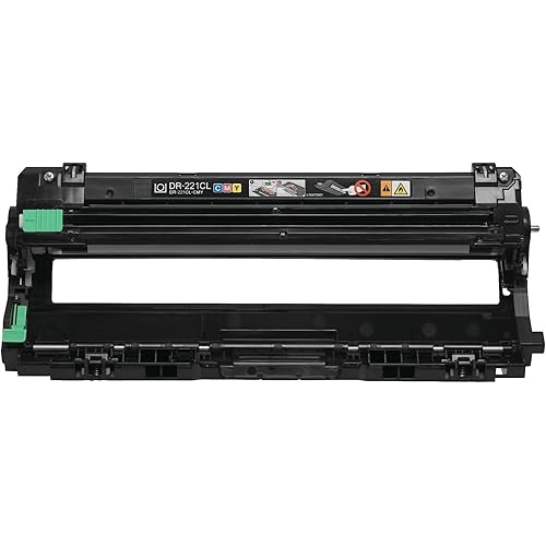 Brother Genuine-Drum Unit, DR221CL, Seamless Integration, Yields Upto 15,000 Pages, Color