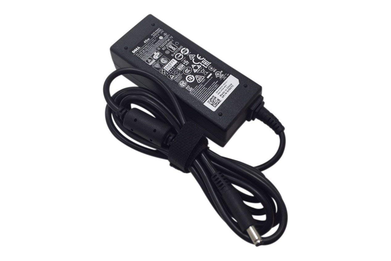 Dell Original 45W Adapter 19.5V pin 4.5 mm Charger for Laptops Inspiron Black Without Power Cord (Black)-image-1