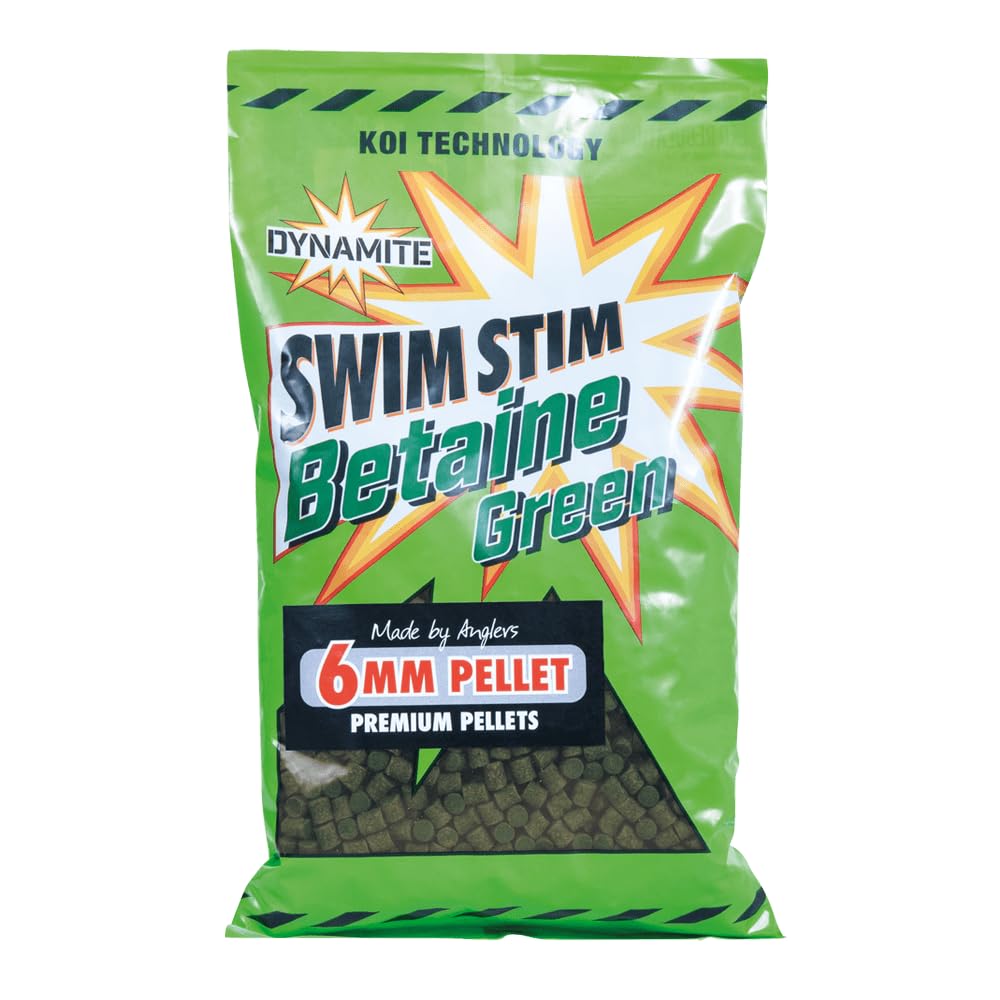 Dynamite Baits Swim Stim Betaine Green Pellets (6mm)