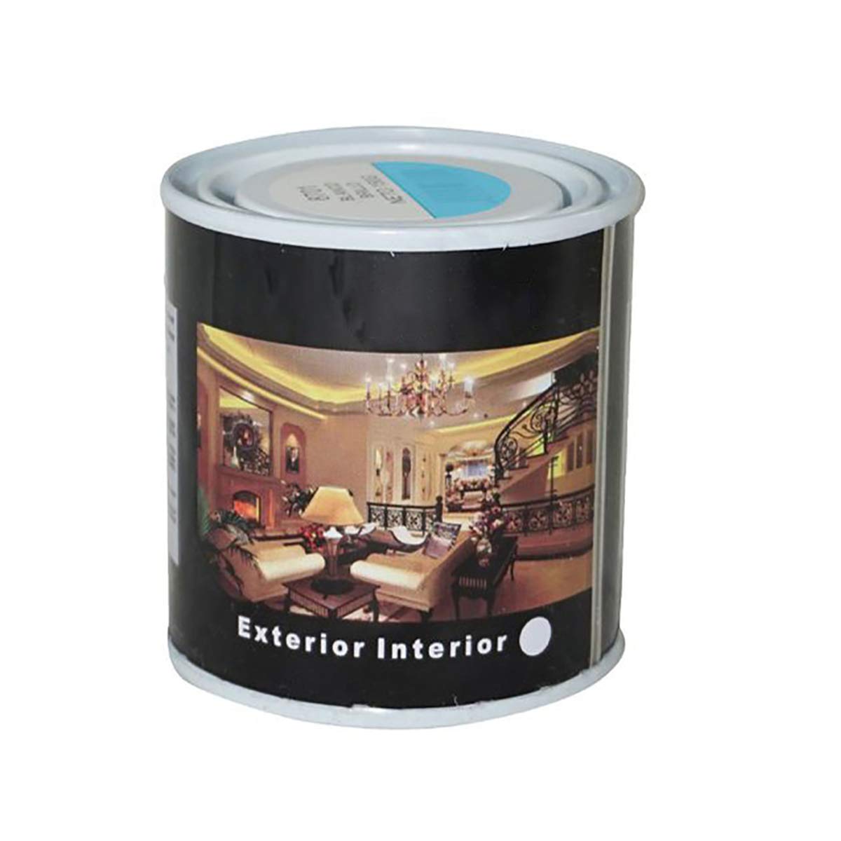 H HANSEL HOME Pintura Esmalte al Disolvente para Madera y Metal, Pintura Alquidica de Rápido Secado para Superfícies Interiores y Exteriores(Negro Satinado, 125 ML) — view 69