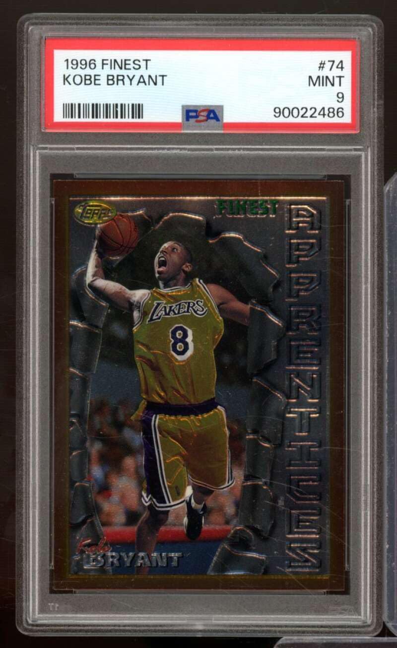 Amazon.com: Kobe Bryant Rookie Card 1996-97 Finest w/Coating #74
