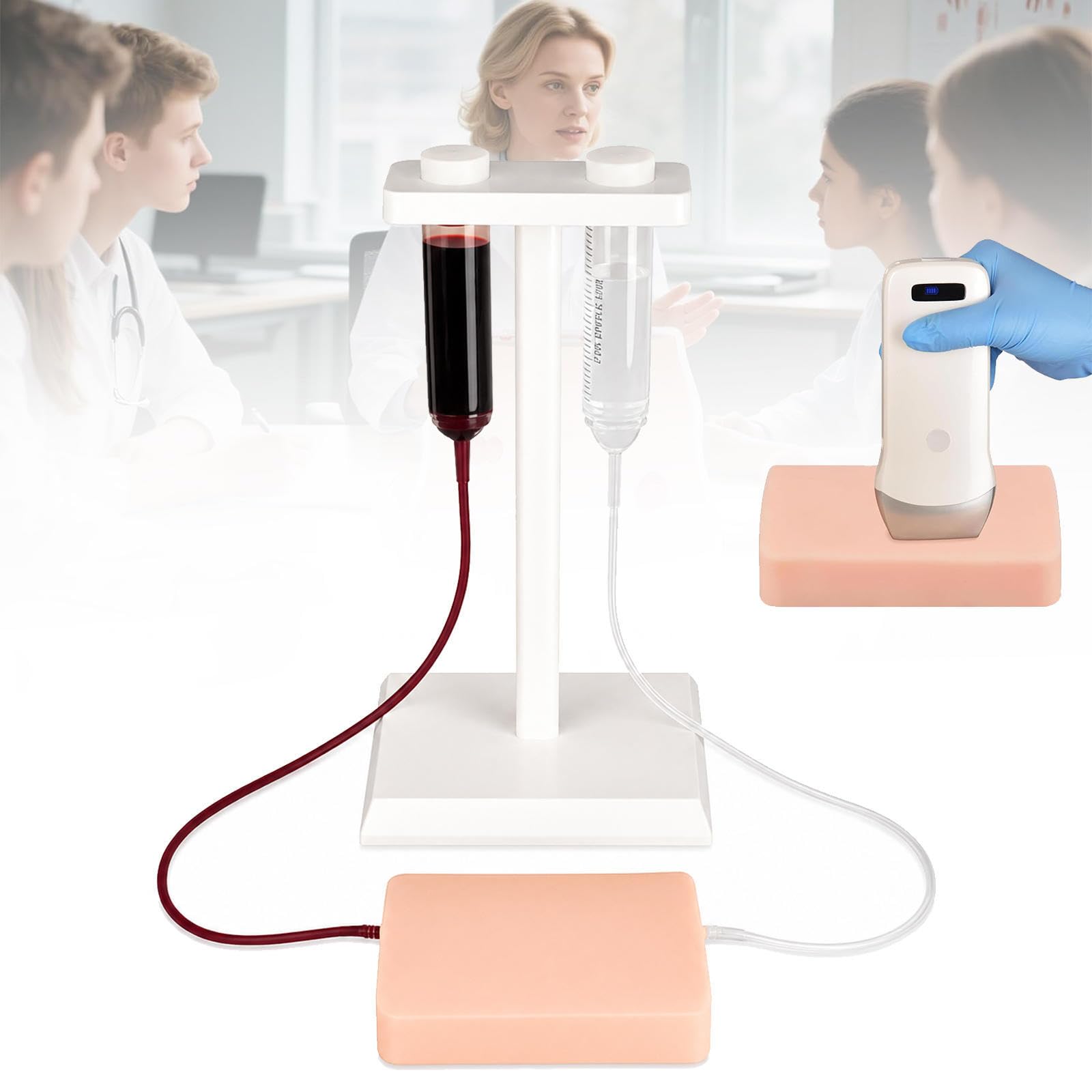 Ultrasound Guided Vascular Access Training Model IV Injection Simulator Practice Venous Puncture for Medical Education