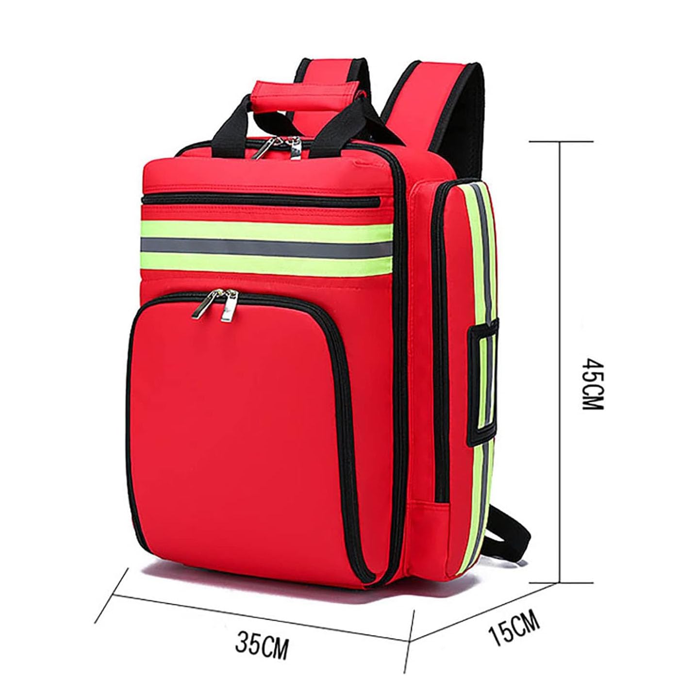 Bolsa para botiquín de Primeros Auxilios, Bolsa de Emergencia médica, diseño Reflectante por la Noche, para EMT, Enfermeras, médicos tácticos, atención domiciliaria,Azul