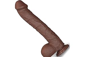 13 Inch Huge Dildo Black 2' Diameter Realistic with Strong Suction Cup,...