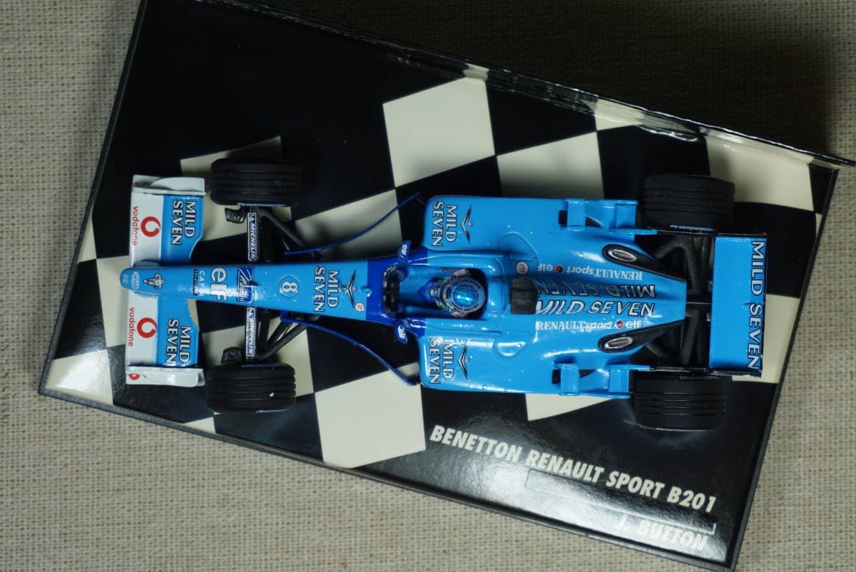 Amazon | 1/43 タバコカスタム品 バトン MINICHAMPS BENETTON B201