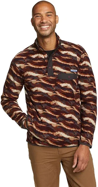 Eddie Bauer Men's Chutes Mock Neck Fleece