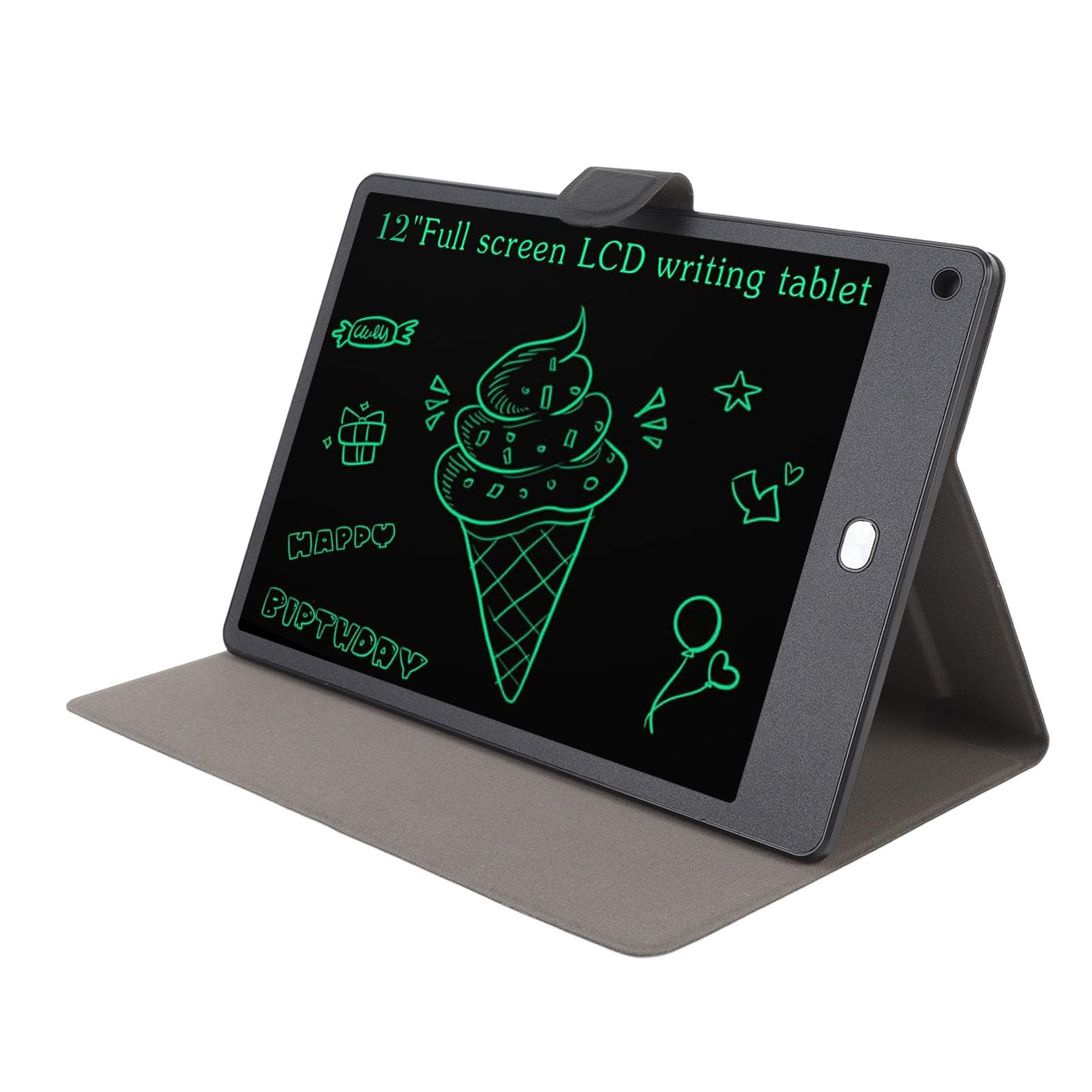 Tableta de escritura LCD borrable y reutilizable con protección ocular 8