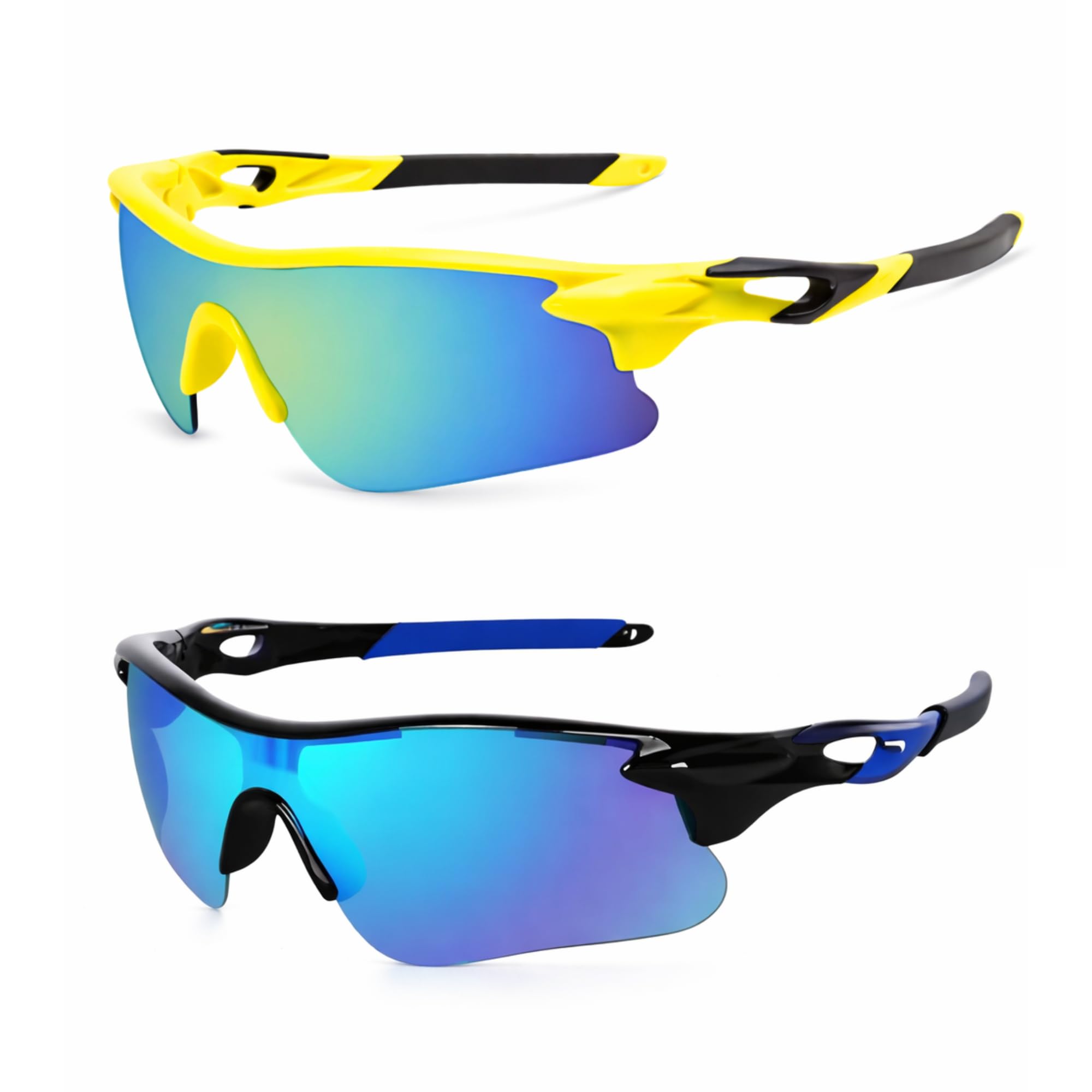 Oversized Sports Sunglasses for Men & Women | UV Protected Cycling, Running, Cricket & Outdoor Sport Goggles-picture-33