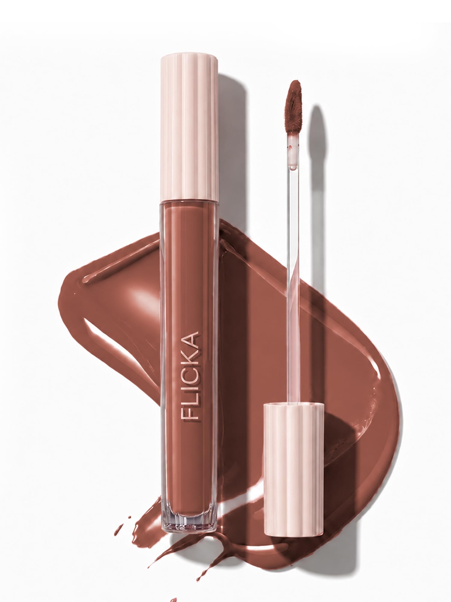 FLiCKA Weightless Impression Liquid Lipstick| Enriched With Vitamin E, Matte Finish, Moisturizing, Creaseless Formula, 07 July, 1.6ml-picture-27