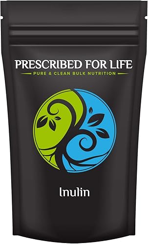 Miniatura 5 de Prescribed For Life Polvo de inulina  Prebióticos para la salud digestiva  Sin gluten, vegano, sin OMG  Suplemento de alcachofa de Jerusalén  Fructo
