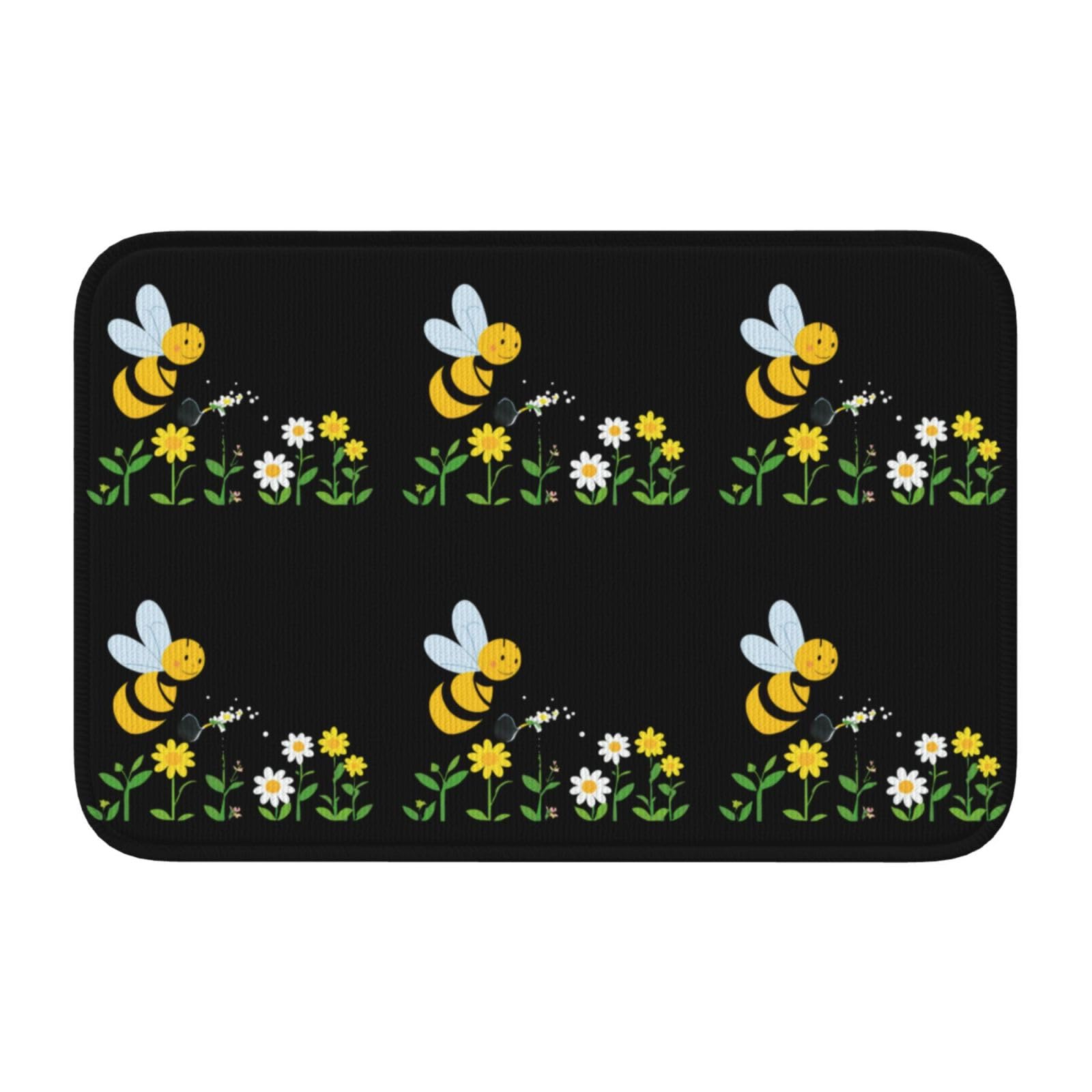 Tapis de sol ourlet 40 x 60 JKIEGOQ anti-dérapant pour en finir avec les glissades