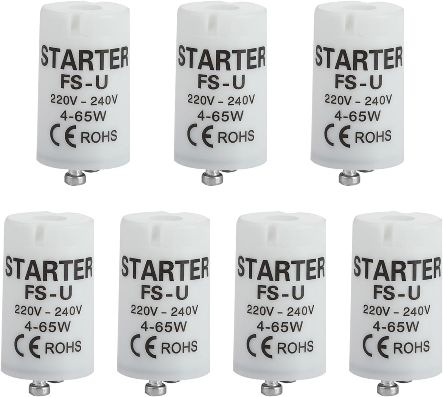 Bothfox 7pcs Starter for Fluorescent Light, T8/T12 Fluorescent Tube