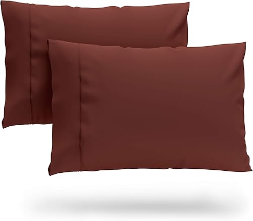 Juego de Fundas de Almohada Cosy House-Juego de Fundas de Almohada de Bambú de Lujo, ultra suave-Colcha de Mezcla de Bambú Natural, hipoalergénica Juego de Fundas de Almohada Cosy House-Juego de Fundas de Almohada de Bambú de Lujo, ultra suave-Colcha de Mezcla de Bambú Natural, hipoalergénica