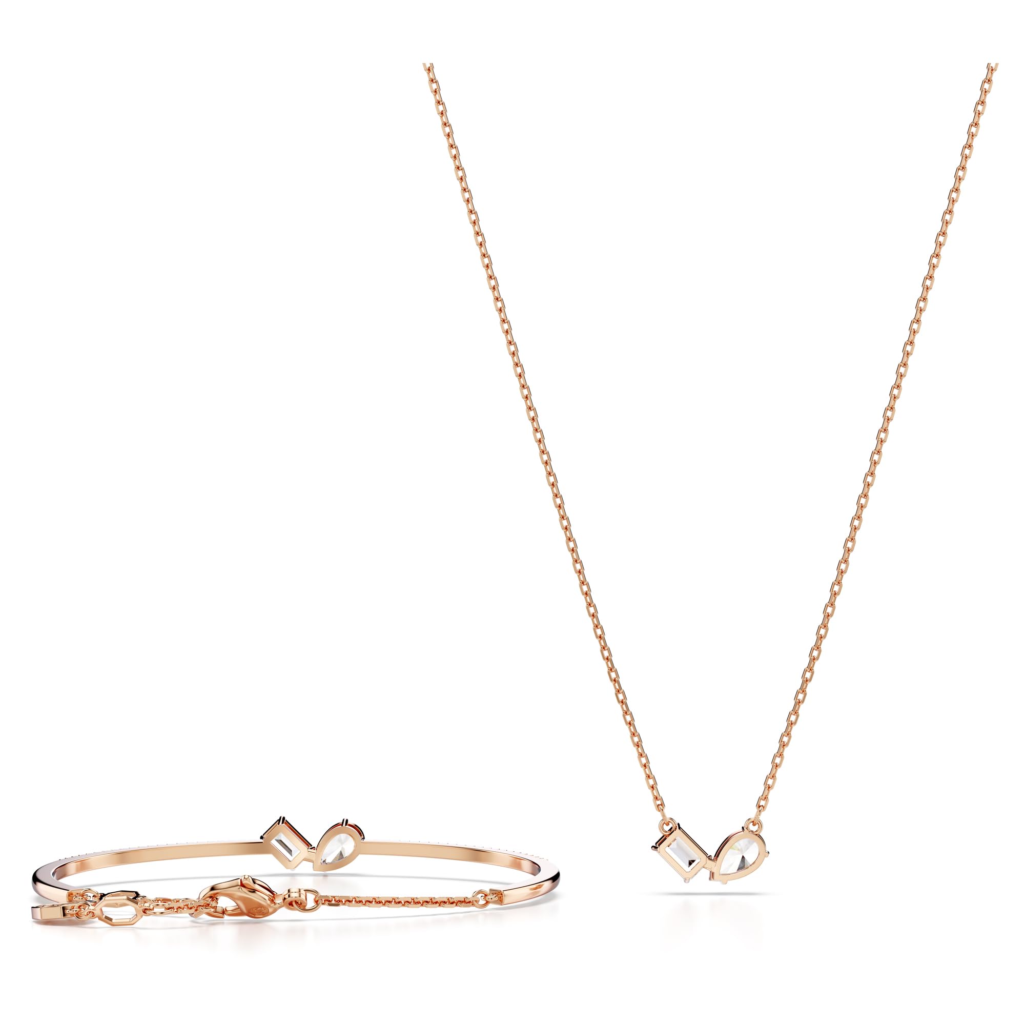Swarovski Kristallschmuck-Sets, Halskette und Ohrring-Kollektion