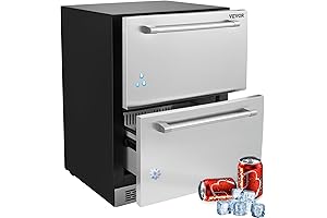 VEVOR 24 Inch Under Counter Refrigerator Freezer