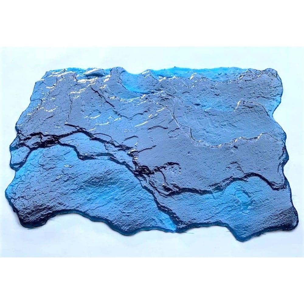 Tappetino in poliuretano BREEL | 550 х 350 х 10 mm | timbro flessibile e durevole per la stampa di trame decorative su cemento, cemento e gesso