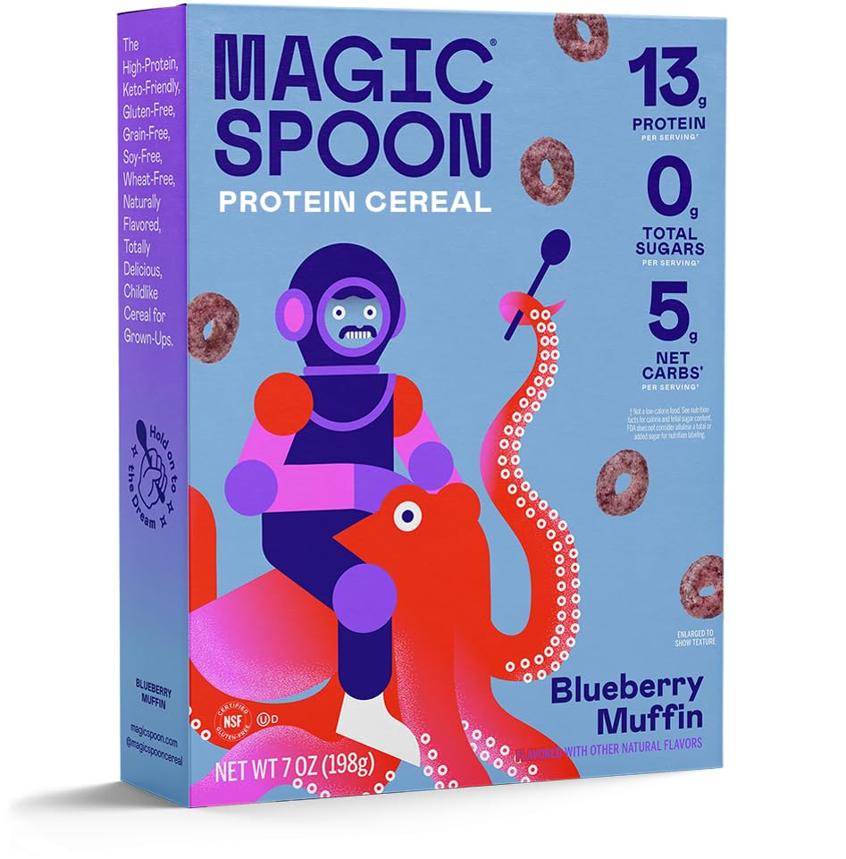Image of Magic Spoon Blueberry Muffin Cereal, 1 Box