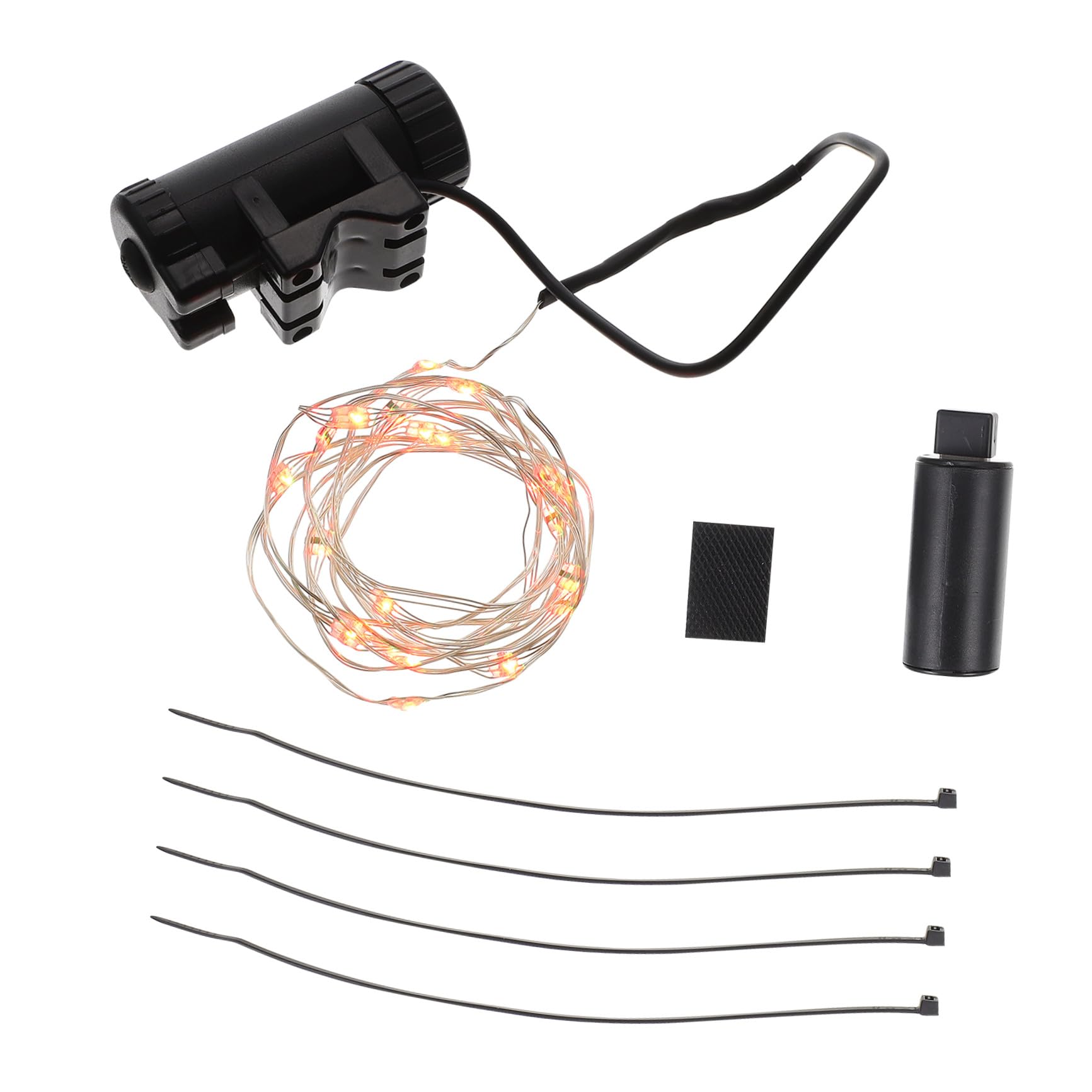 WOONEKY Lot De 2 Éclairages Décoratifs pour Roues De Vélo Éclairage De Sécurité À LED pour La Conduite De Nuit