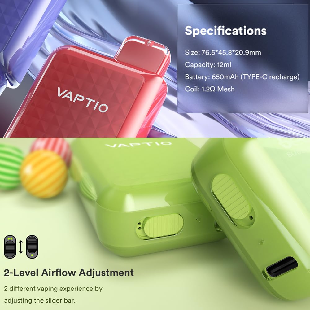 elfbar nachfüll pod läuft aus VAPTIO PRO Cigarette électronique avec batterie rechargeable de 650 mAh Vape  Kit,Sans Nicotine(rose) : Amazon.fr: High-Tech