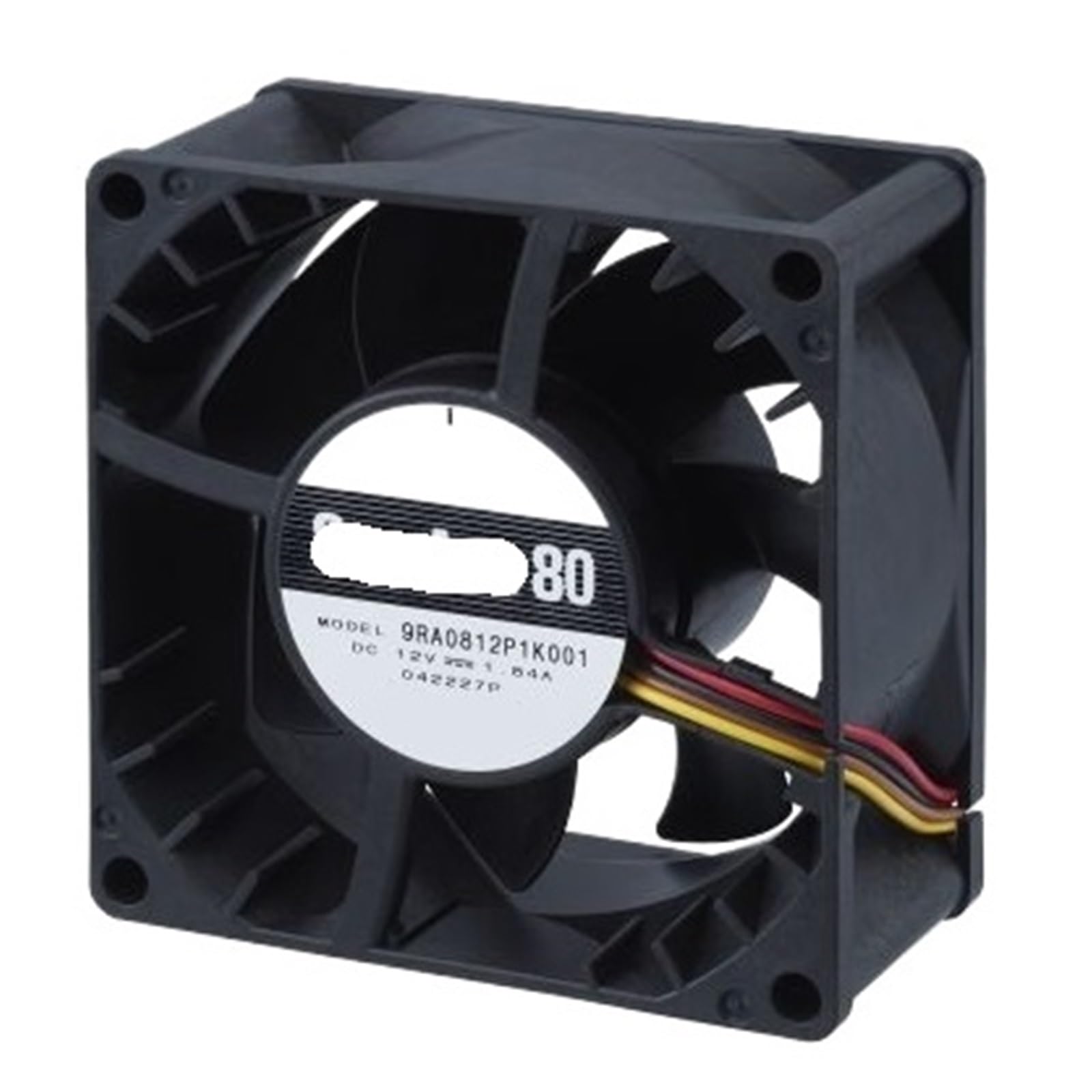 PEQYUACTE 9RA0812G1001 12VDC Fan 80X80X38mm 9.84W 3wire 6750RPM