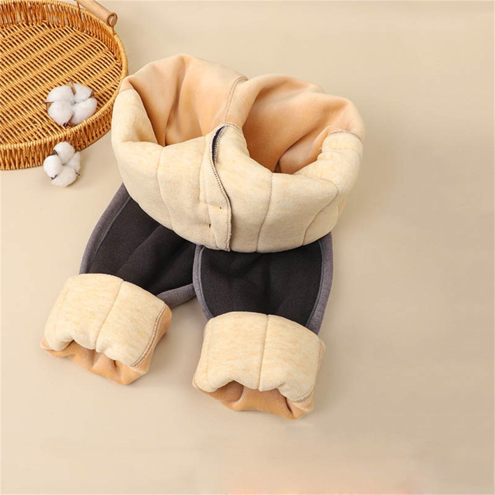 Pantalones Niño Termicos Cintura Alta Elástica Leggins Niño Largos con Forro Polar Gruesa y Cálida Pantalon Termicas para Otoño e Invierno Suave y Cómoda Ropa Interior para Niños 3-15 Años