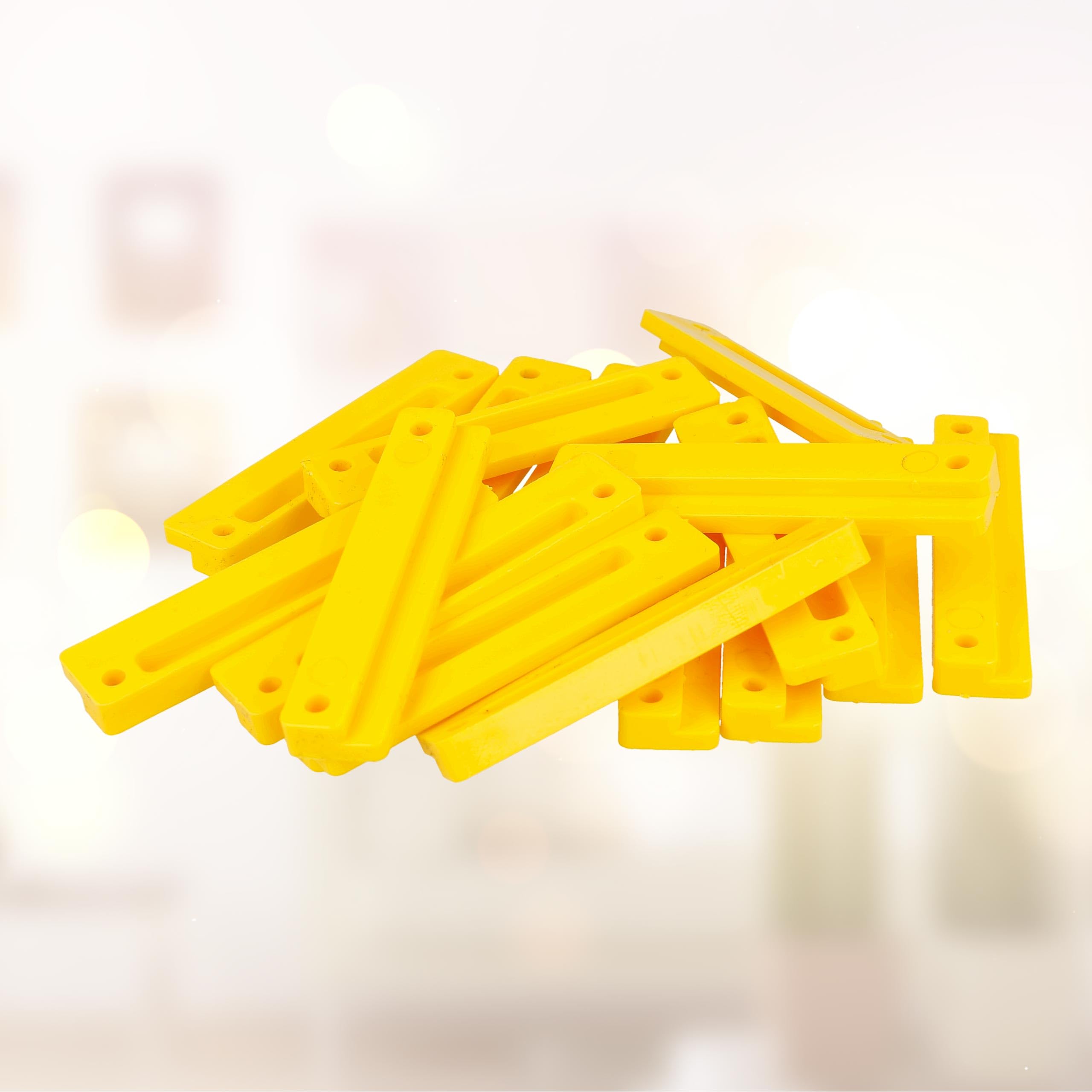 Porte pour Ruche 5 pièces Plastique Réducteur de Trou d'entrée pour Abeilles Longueur 410mm x 50mm avec charnières pour la Fixation