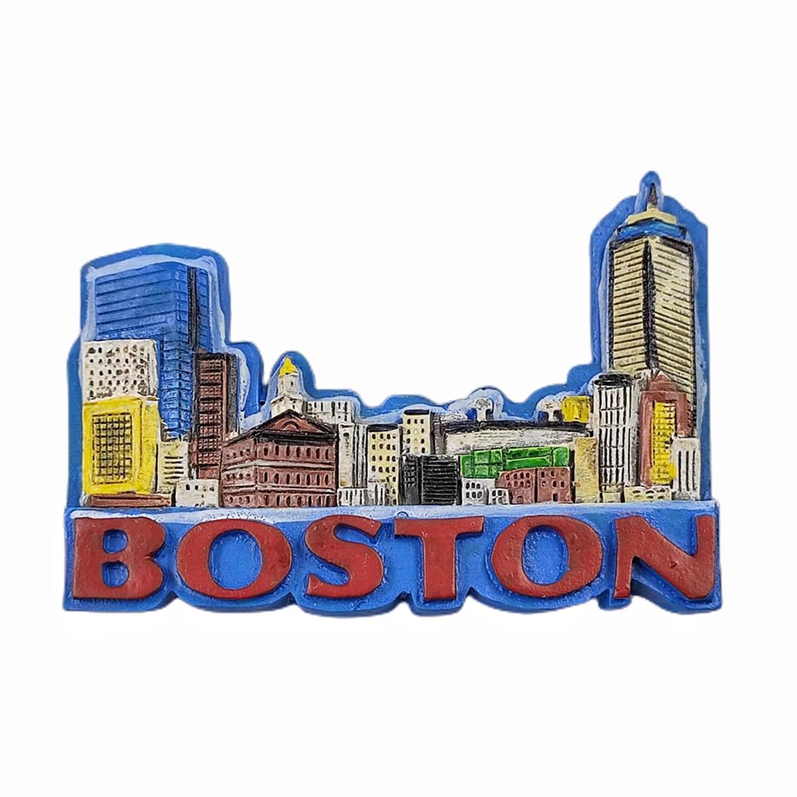 Calamita 3D Per Frigorifero Boston USA - Souvenir Da Viaggio, Decorazione Casa - Foto 7