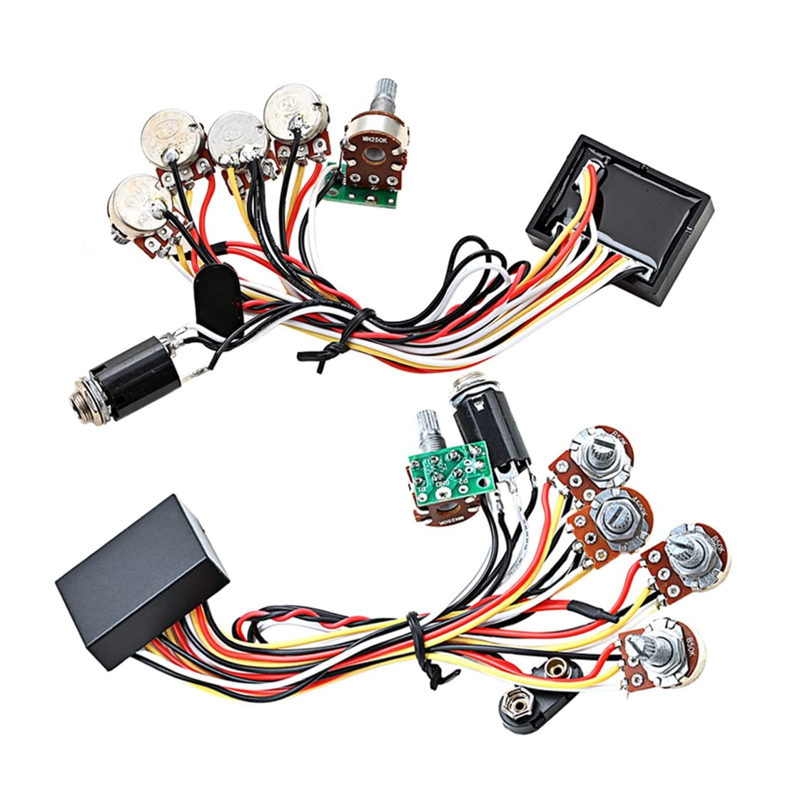 Amazon | ベース 3 バンド アクティブ & パッシブ EQ イコライザー