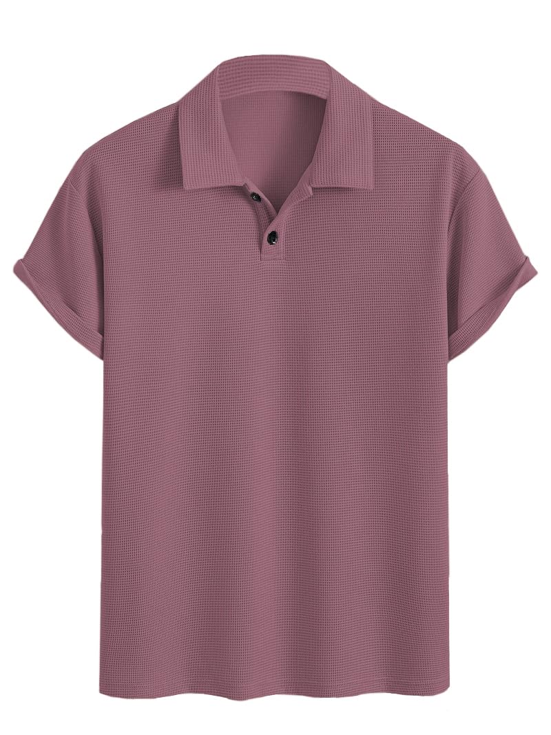 tagdo Men's Premium Waffle Knit Regular fit T-Shirt || Mens Tshirt (2018)-picture-16