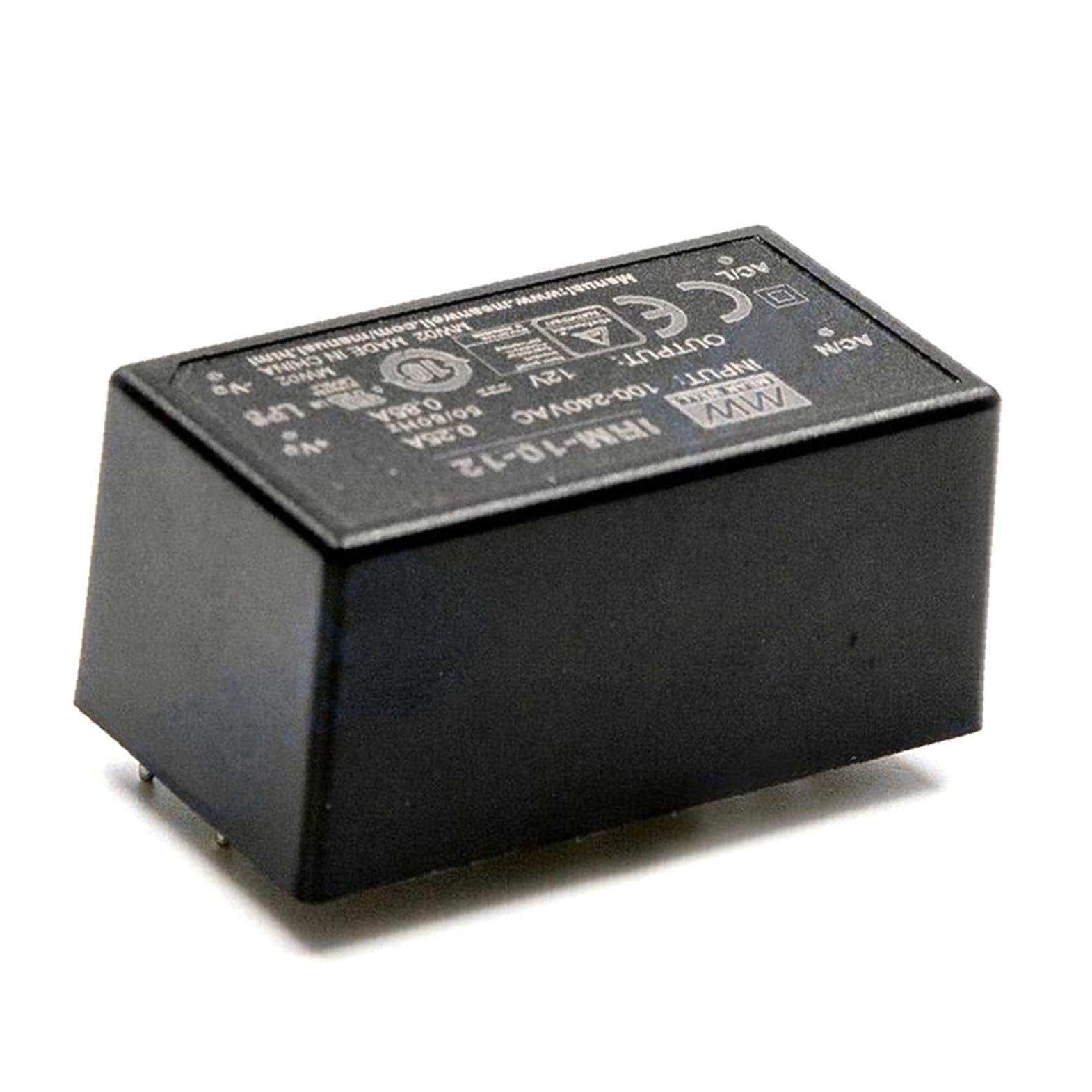 MEAN WELL [PowerNex] IRM-10-12 12V 0.85A Miniature Encapsulated Type Green Open Frame Power Supplies